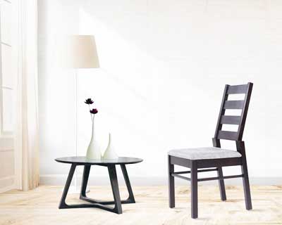 Scatted Wooden Dining Chair